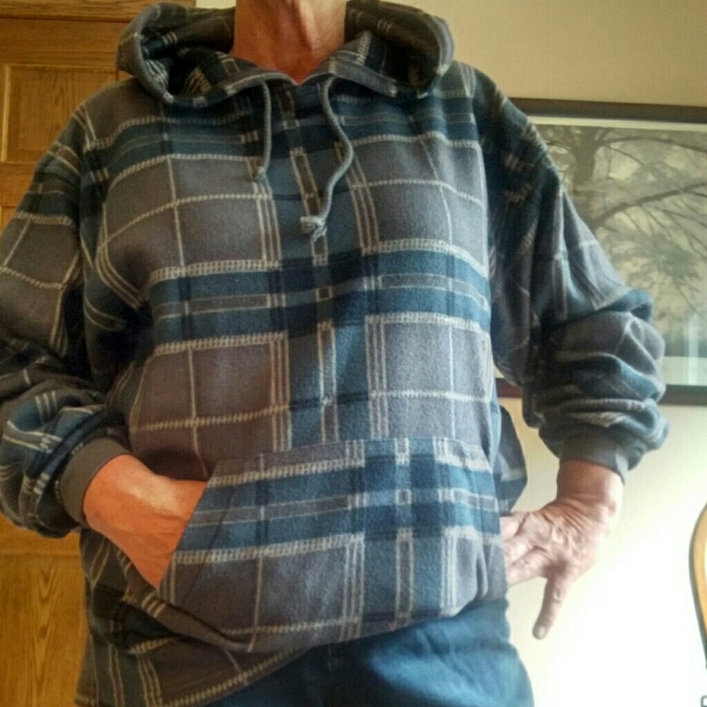 Vintage oversized hoodie hooded sweatshirt.